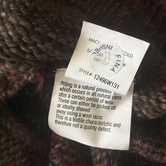 DTLM moto alpaca zip front cardigan sweater M L - Picture 4 of 6